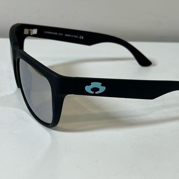 New Blue Otter Cumberland Made in Italy Black Reflective Polarized Sunglasses - Picture 8 of 12